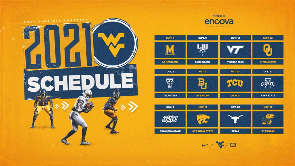 Six Home Games, Including Virginia Tech, Highlight 2021 Football Schedule